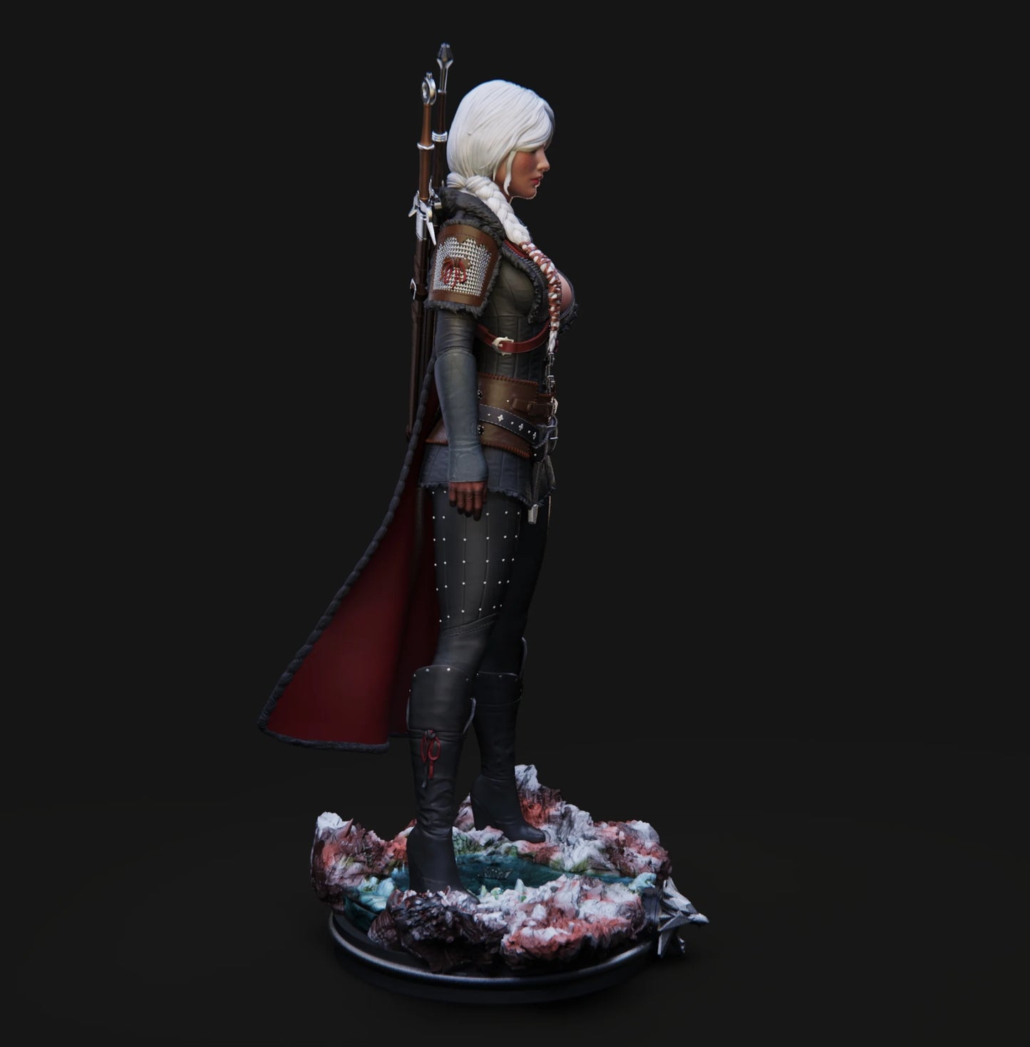 Ciri - The Witcher - Resin Fan Art - MTO (Design by Abe3D)