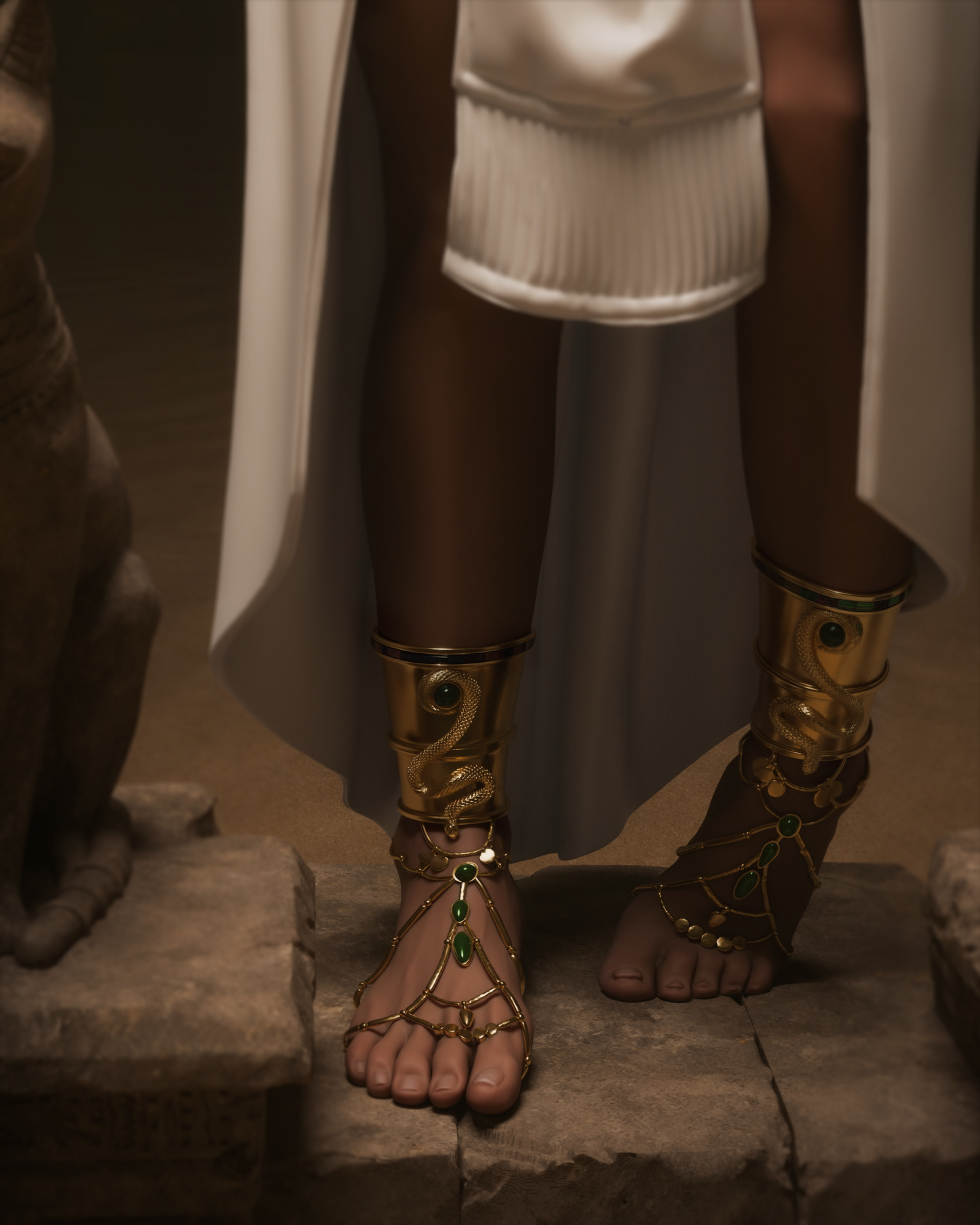 Cleopatra Resin Fan Art - MTO (CA3D)