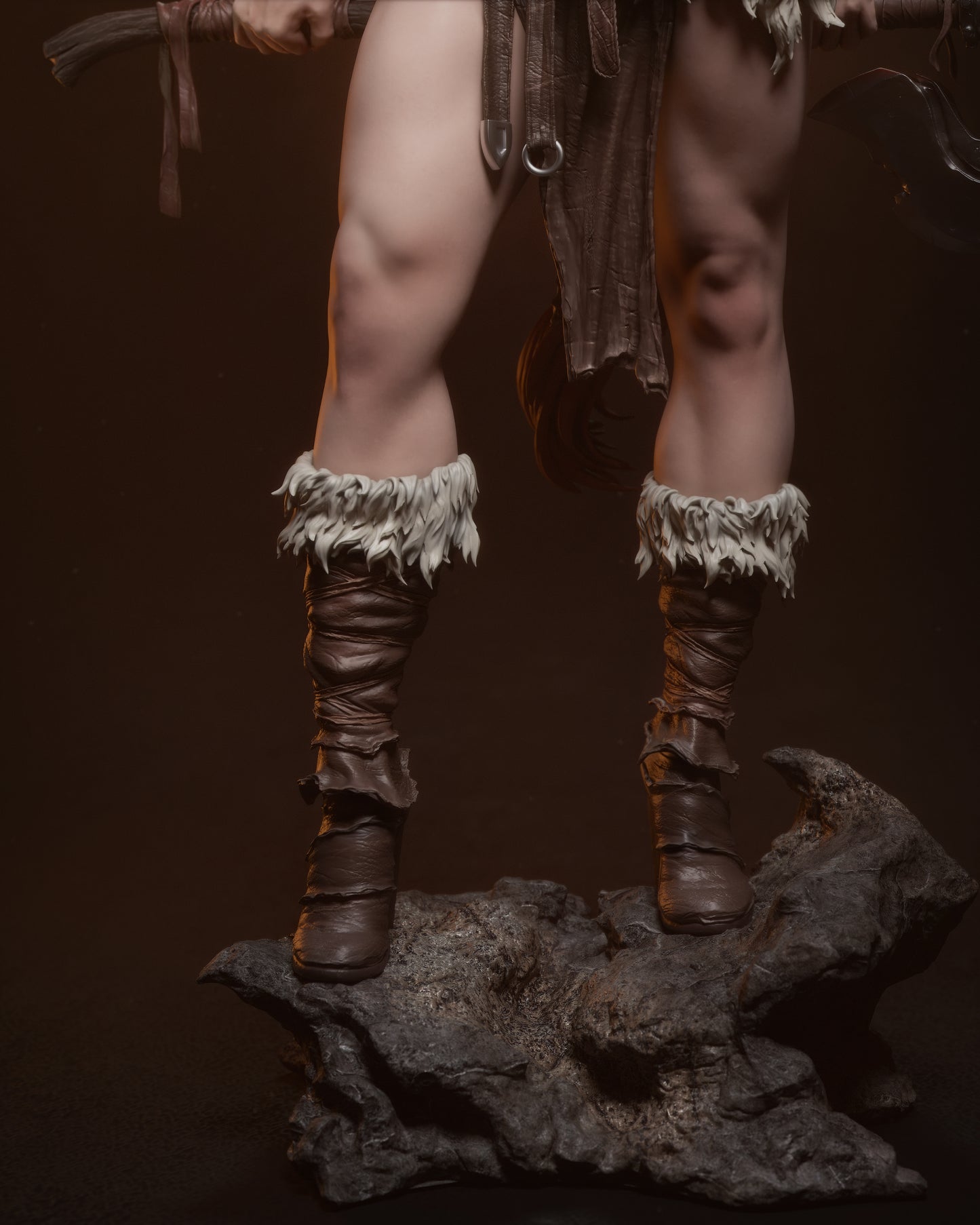 Barbarian Queen Resin Fan Art - MTO (Design by CA3D Studios)
