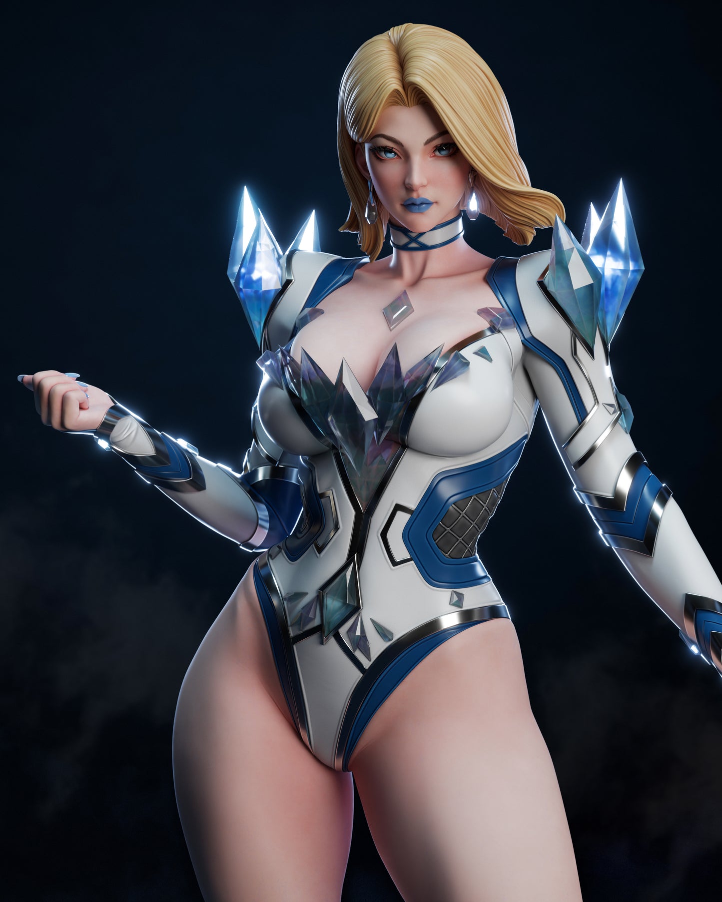 Emma Frost Resin Fan Art (Design by CA3D Studios)