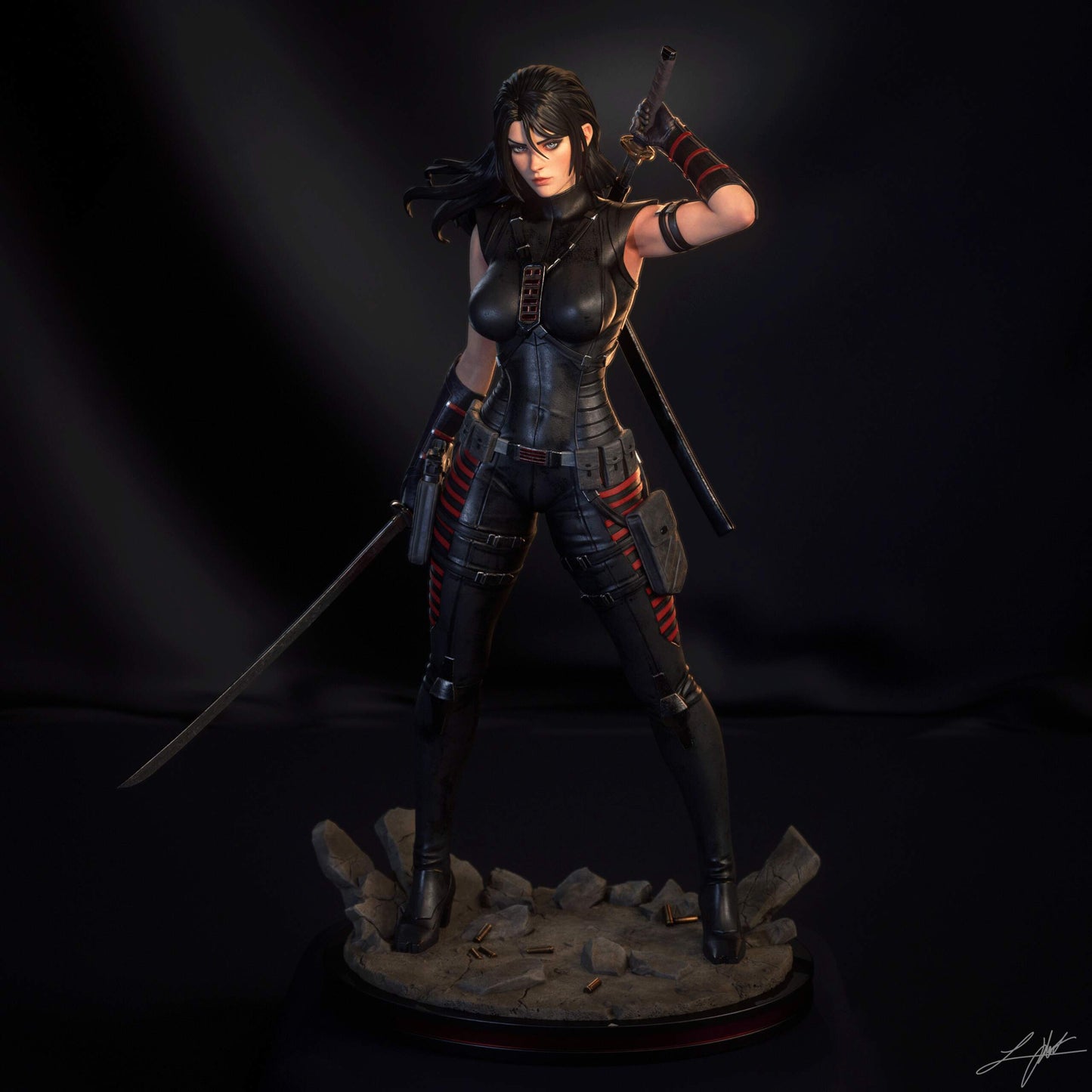 Snake Eyes Resin Fan Art MTO (Design by Abe3D)