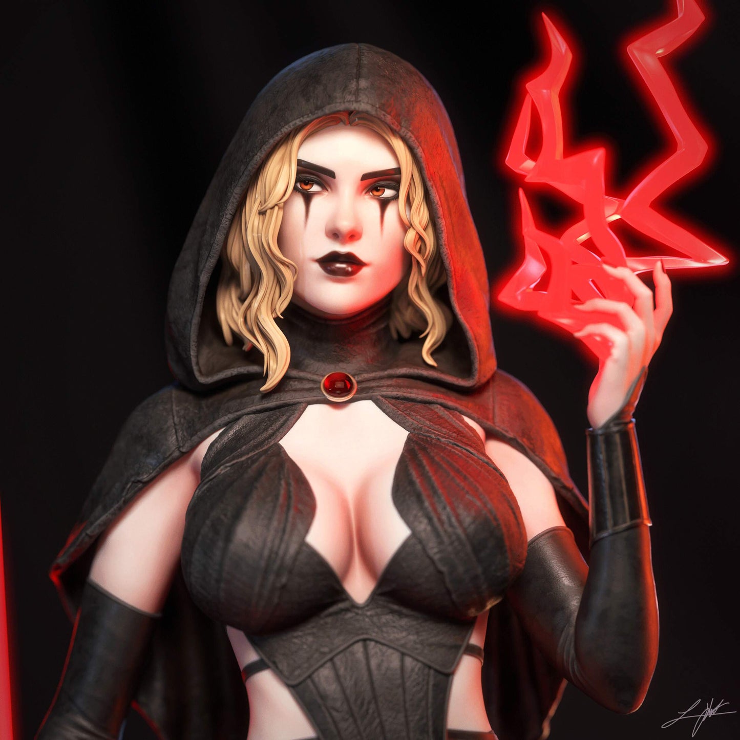 Darth Zannah Resin Art (Design by Abe3D)