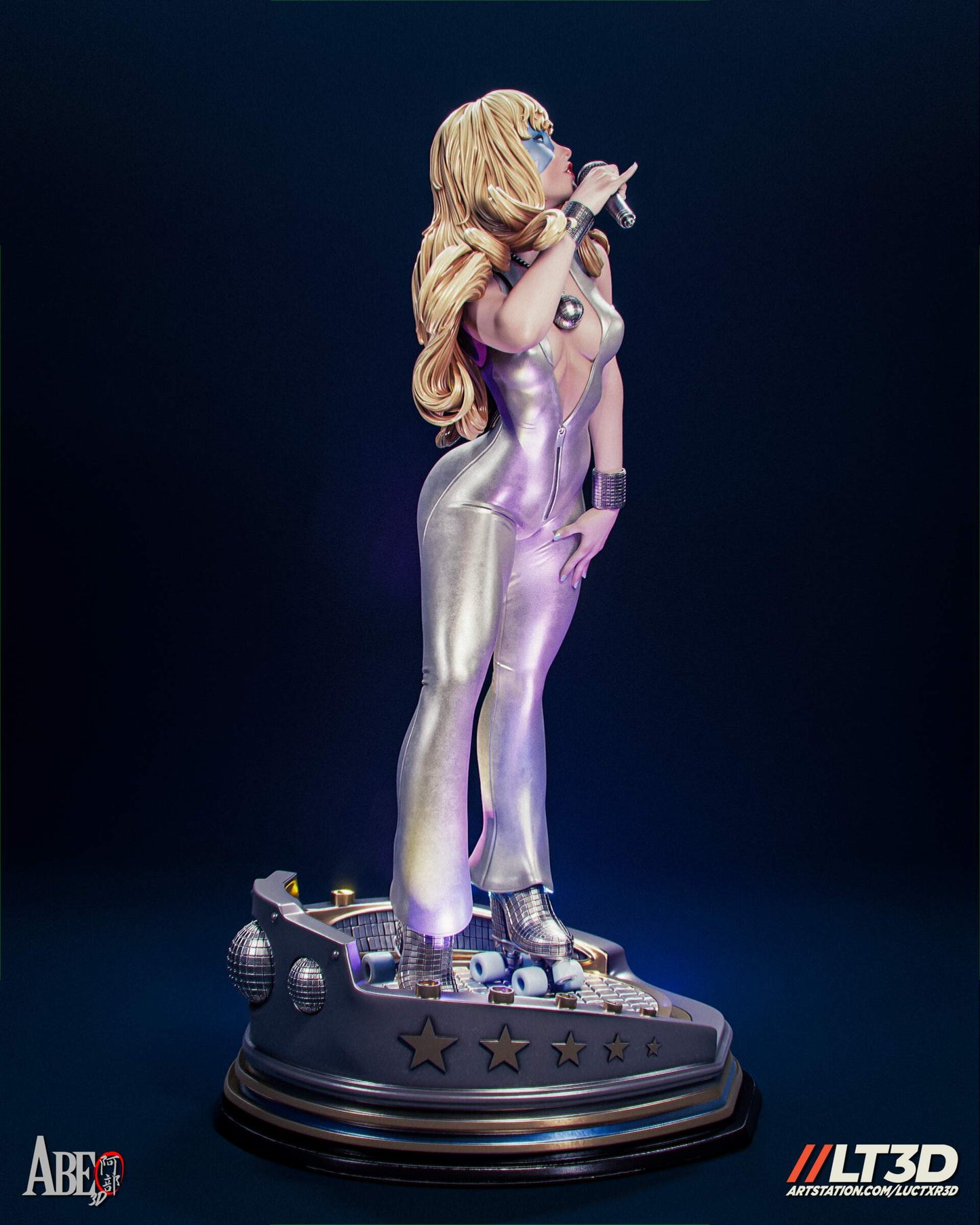 Dazzler Resin Fan Art (Design by Abe3D)