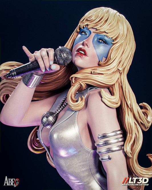 Dazzler Resin Fan Art (Design by Abe3D)