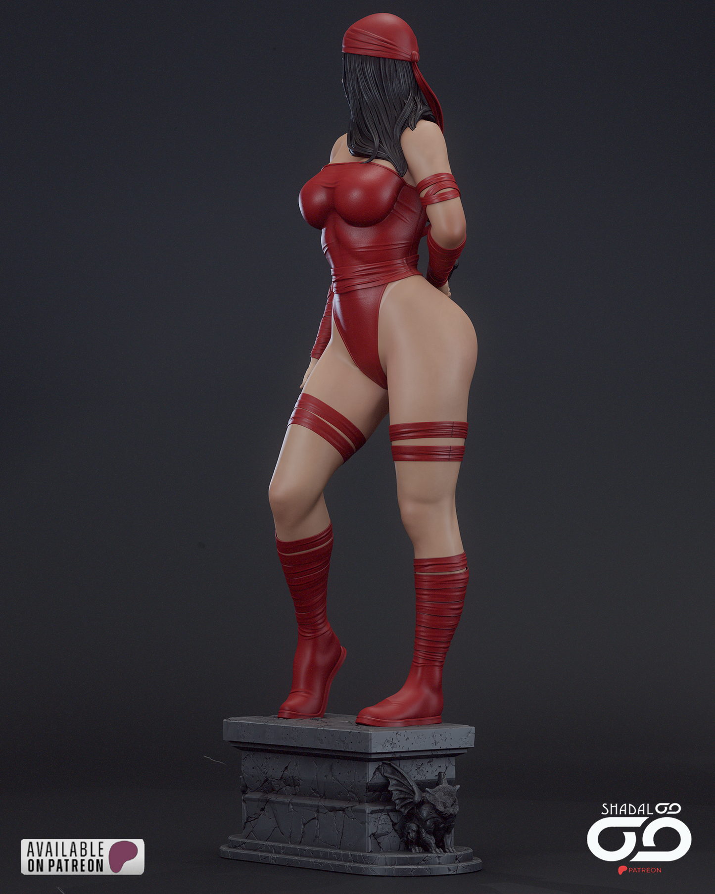 Elektra Resin Sculpture Fan Art - MTO (SDO)