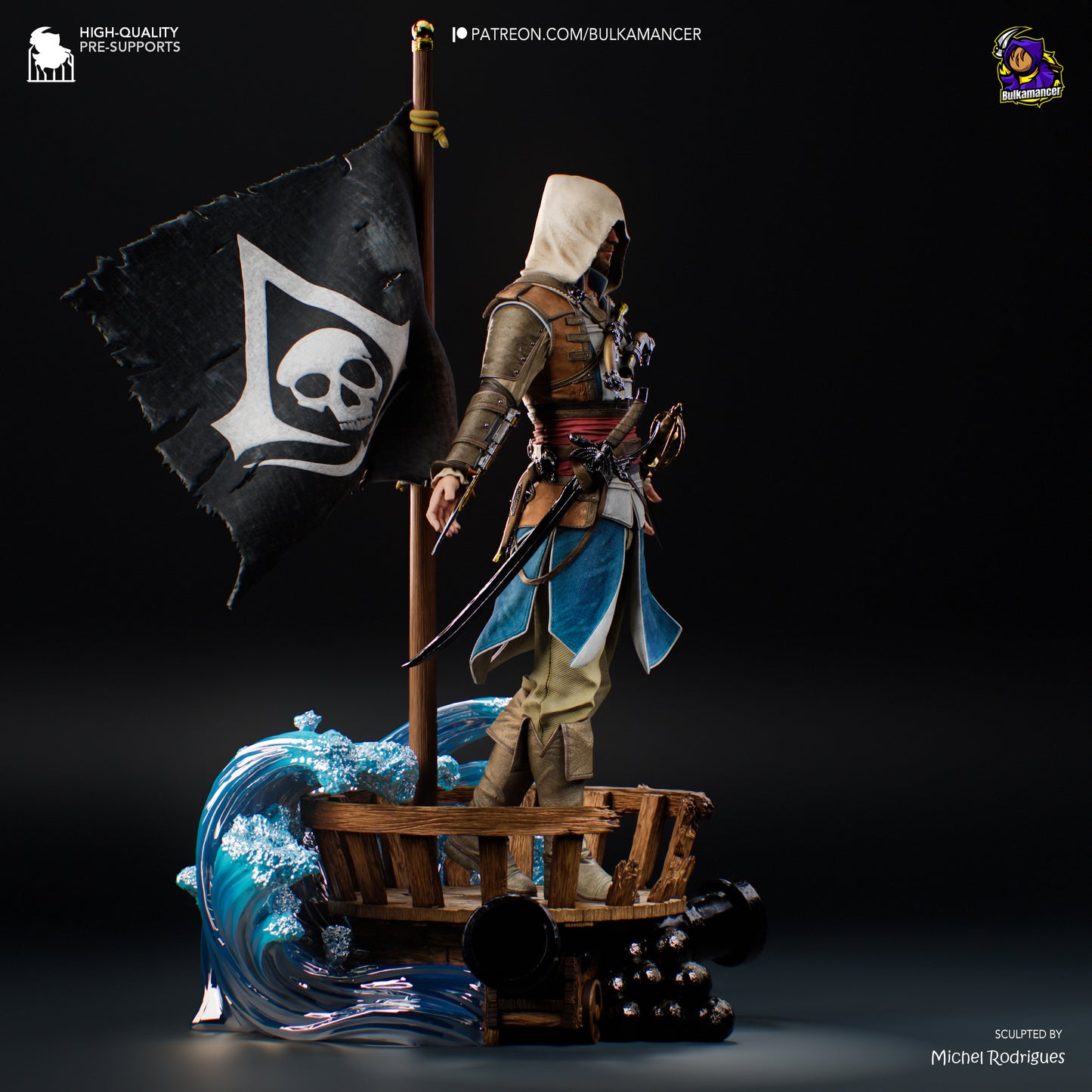Edward Kenway Assassin's Creed Black Flag Fan Art (Design by Bulkamancer)
