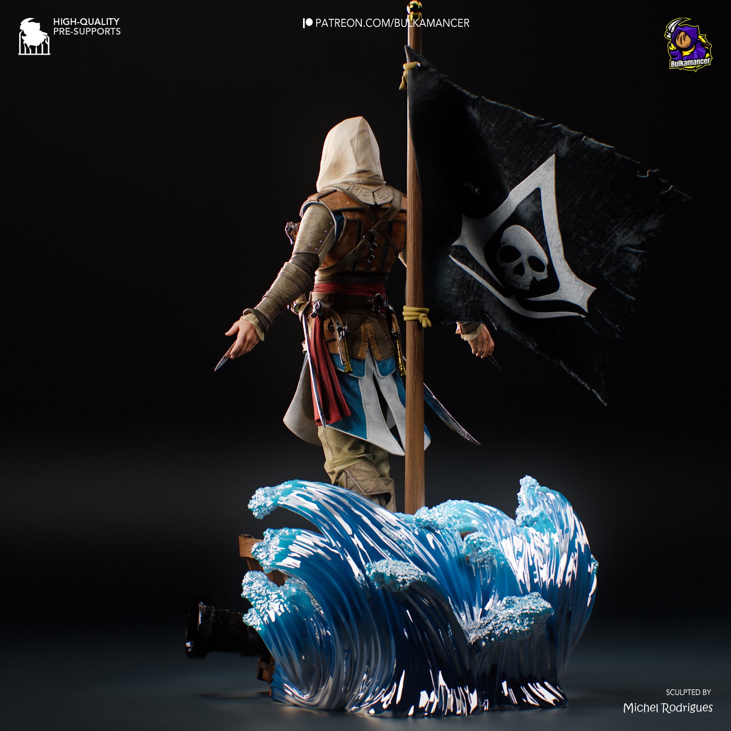 Edward Kenway Assassin's Creed Black Flag Fan Art (Design by Bulkamancer)