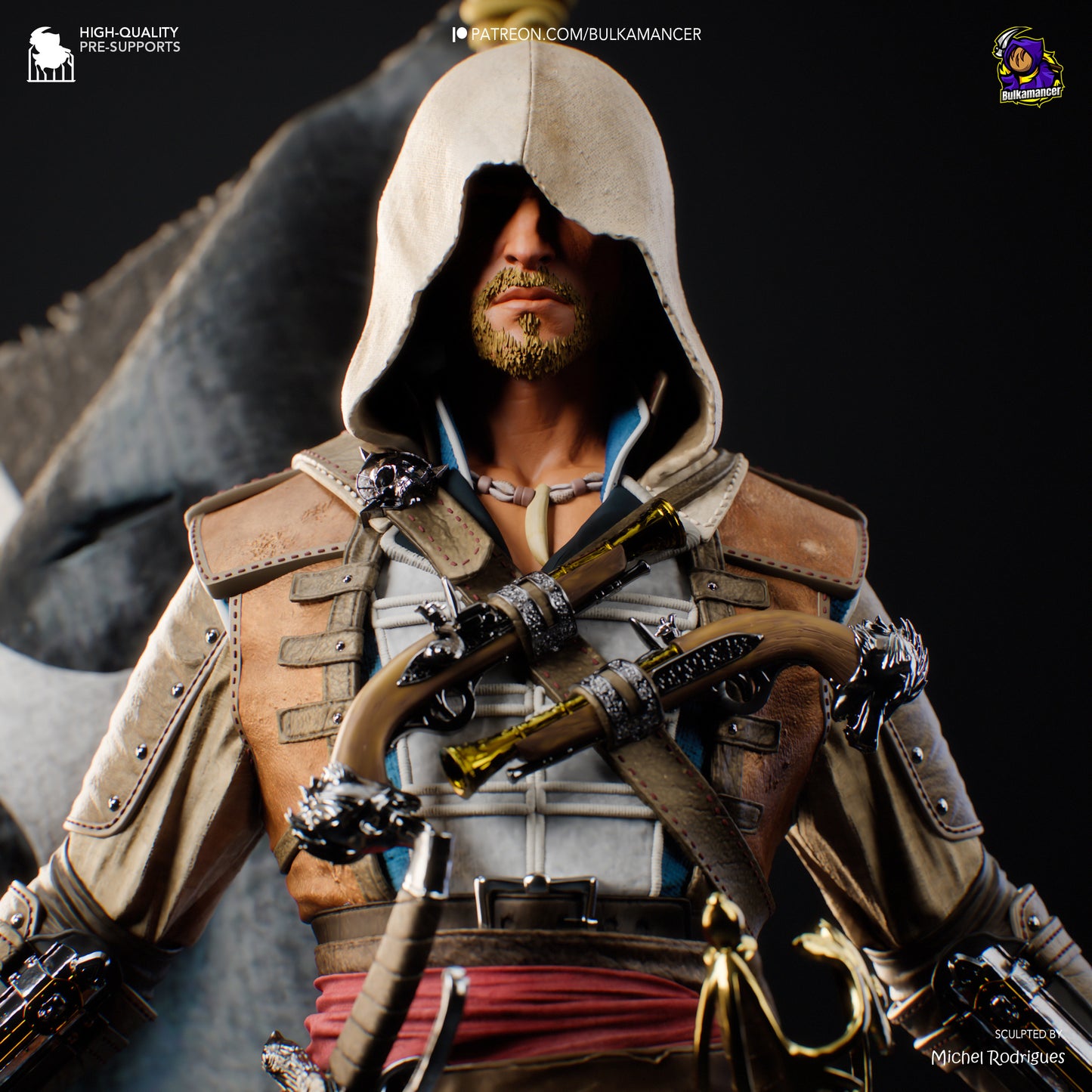 Edward Kenway Assassin's Creed Black Flag Fan Art (Design by Bulkamancer)