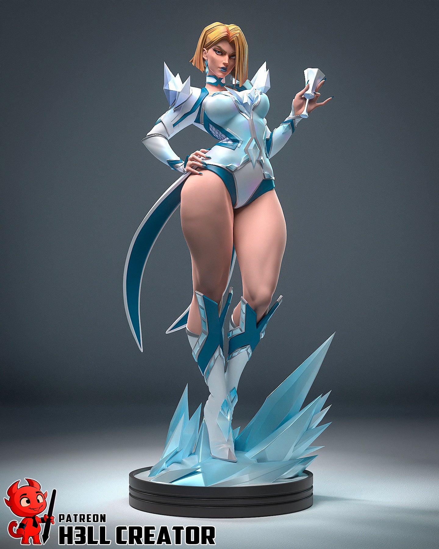 Emma Frost Resin Fan Art - MTO (Design by H3llcreator)