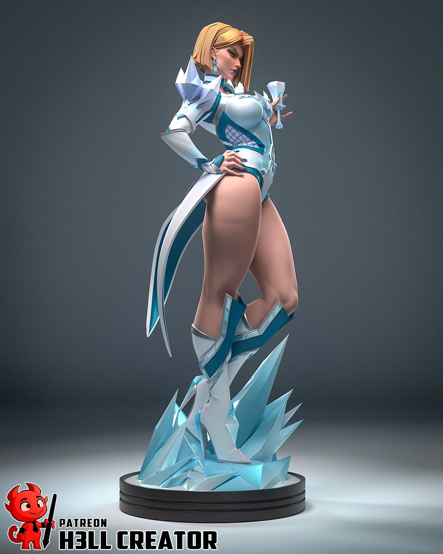Emma Frost Resin Fan Art - MTO (Design by H3llcreator)