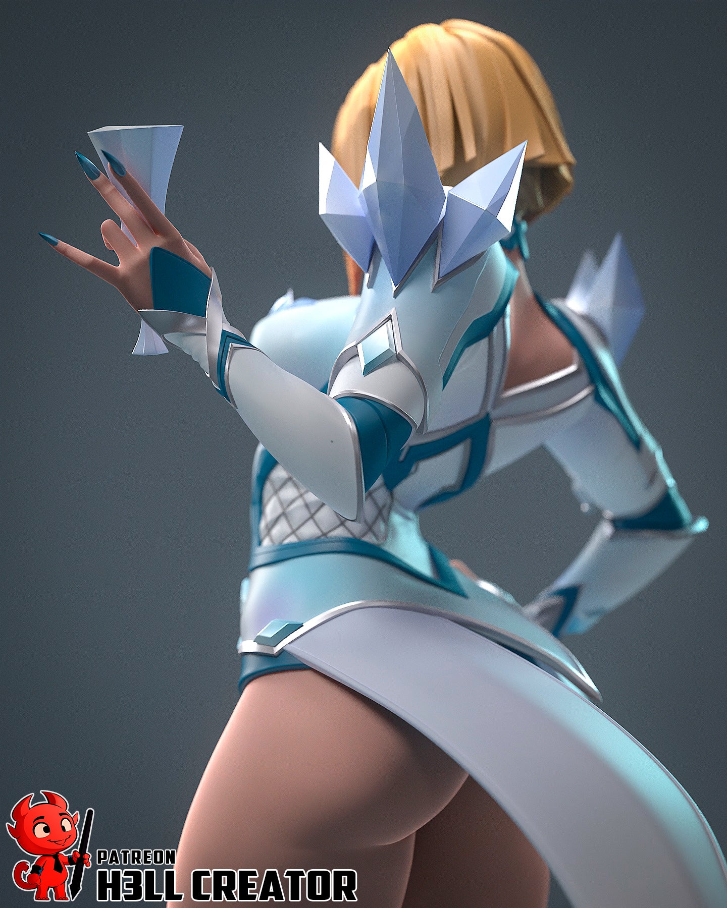 Emma Frost Resin Fan Art - MTO (Design by H3llcreator)