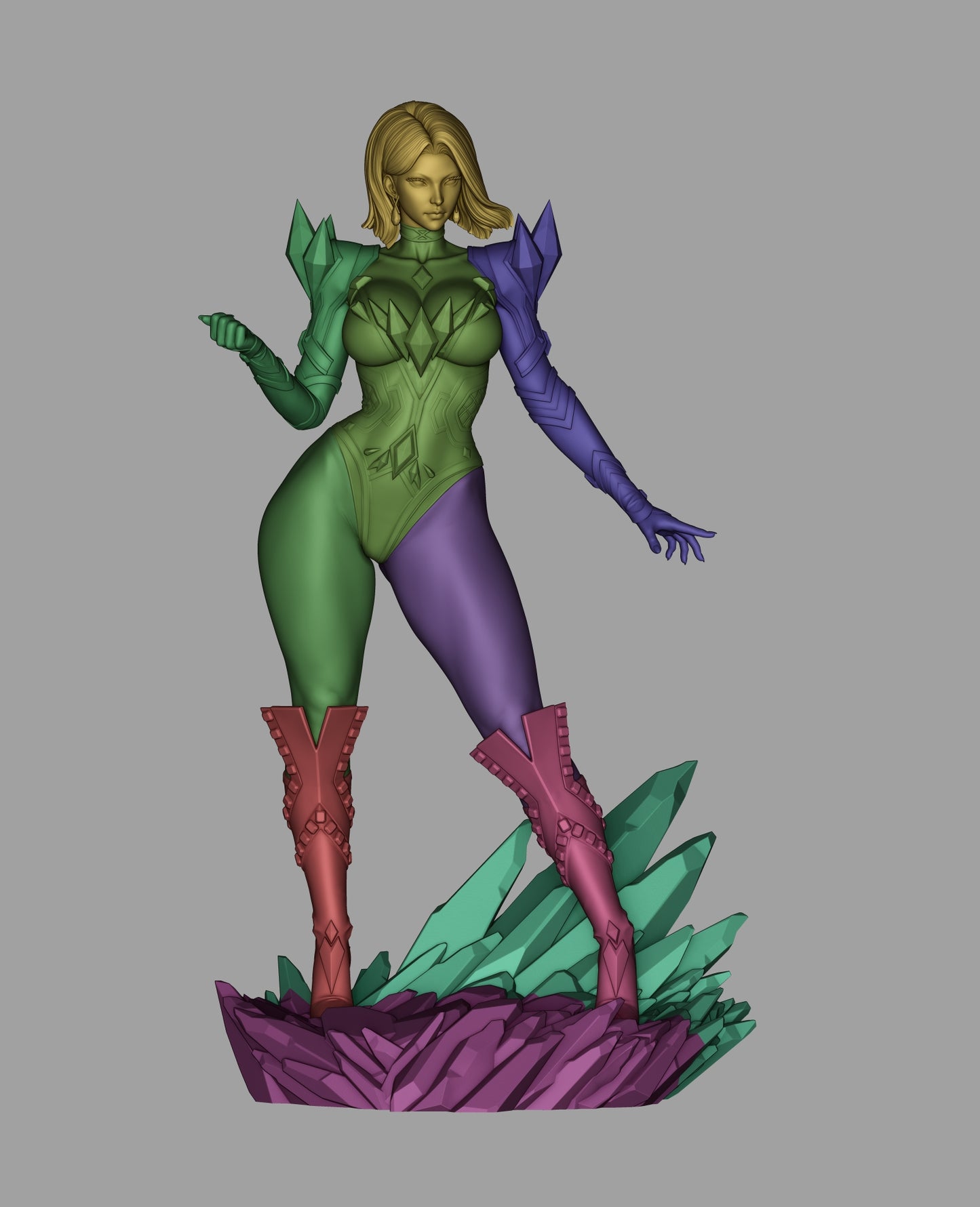 Emma Frost Resin Fan Art (Design by CA3D Studios)