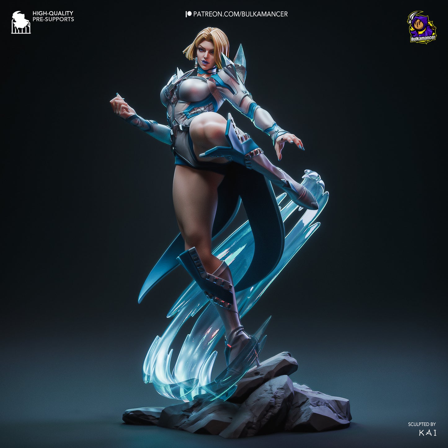 Marvel Rivals Emma Frost Resin Fan Art - MTO (Bulka)