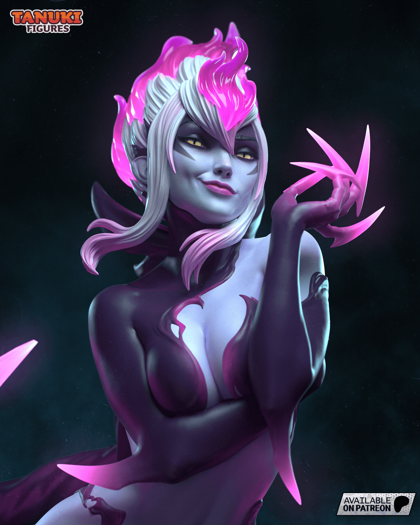 Evelynn LoL Resin Fan Art - MTO (Tanuki)