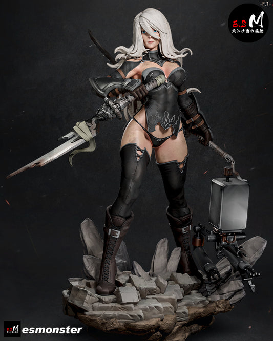 2B/A2 Nier Automata Resin Art (East Sea Monster Version)