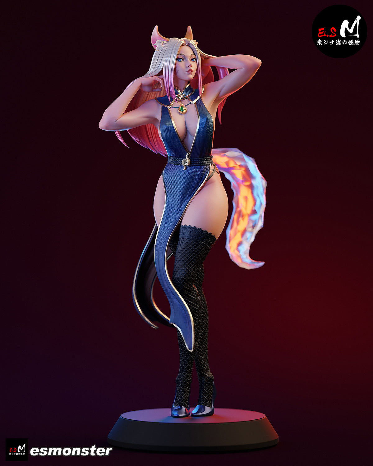 Ahri Resin Art (East Sea Monster Version)