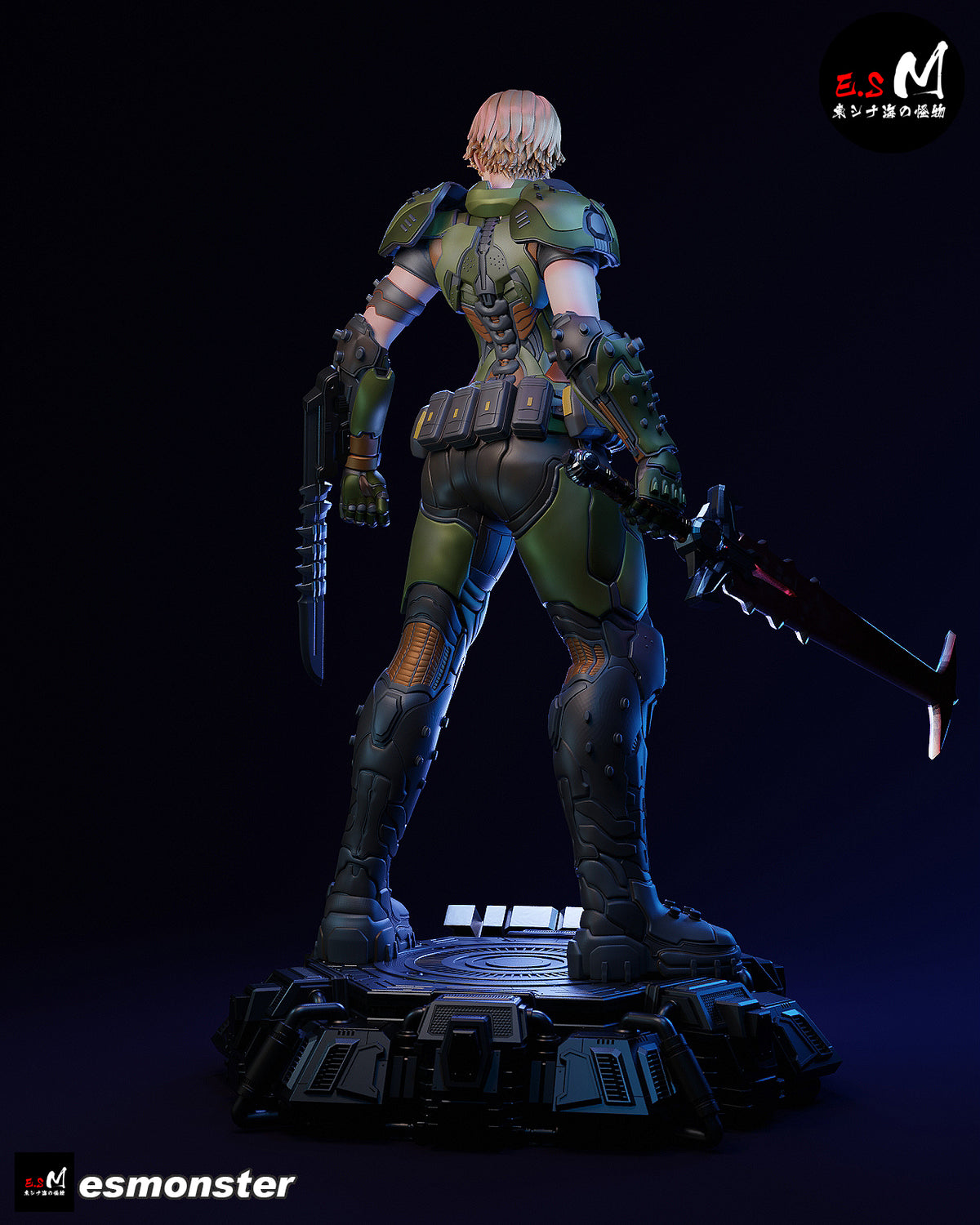 Doomgirl Resin Art (East Sea Monster Version)