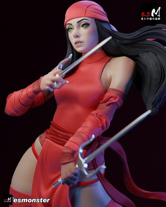 Elektra Resin Art (East Sea Monster Version)