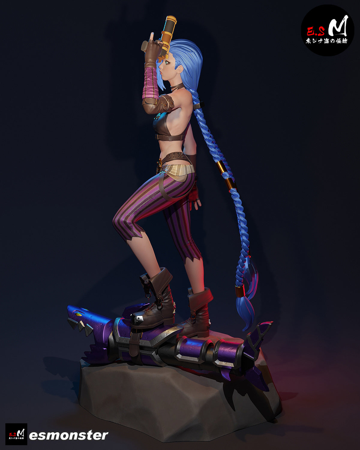 Jinx Resin Art (East Sea Monster Version)