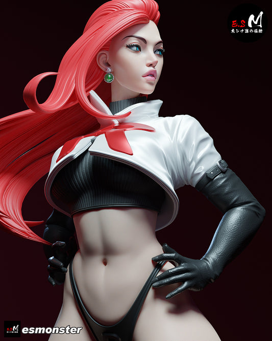 Jessie Team Rocket Resin Art (East Sea Monster Version)