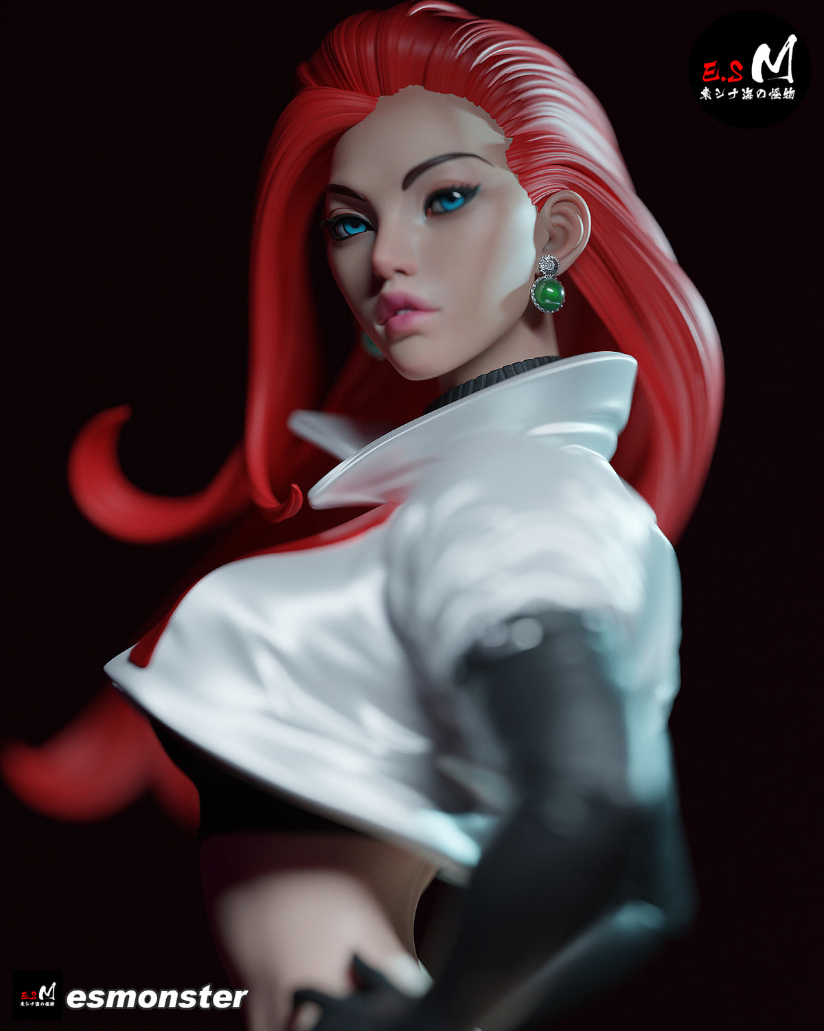 Jessie Team Rocket Resin Art (East Sea Monster Version)