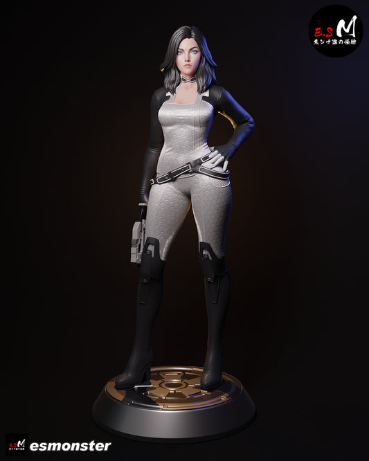 Miranda Lawson Mass Effect 2 Resin Art (East Sea Monster Version)