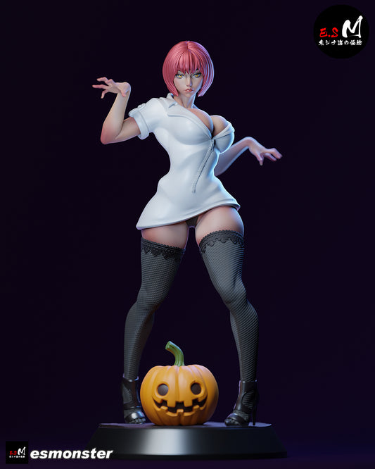 Lady Pumpkin Resin Art (East Sea Monster Version)