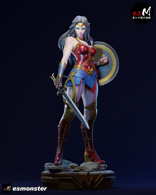 Wonder Woman Resin Art (East Sea Monster Version)