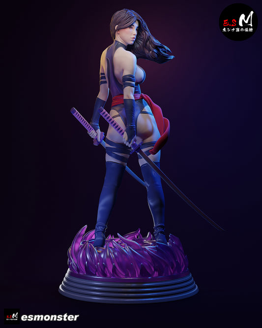 Psylocke Resin Art (East Sea Monster Version)