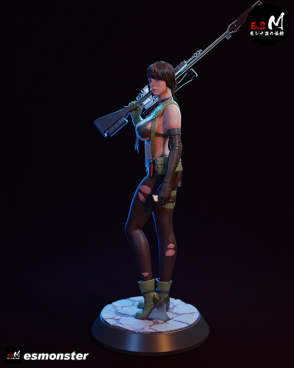 Quiet Resin Art (East Sea Monster Version)