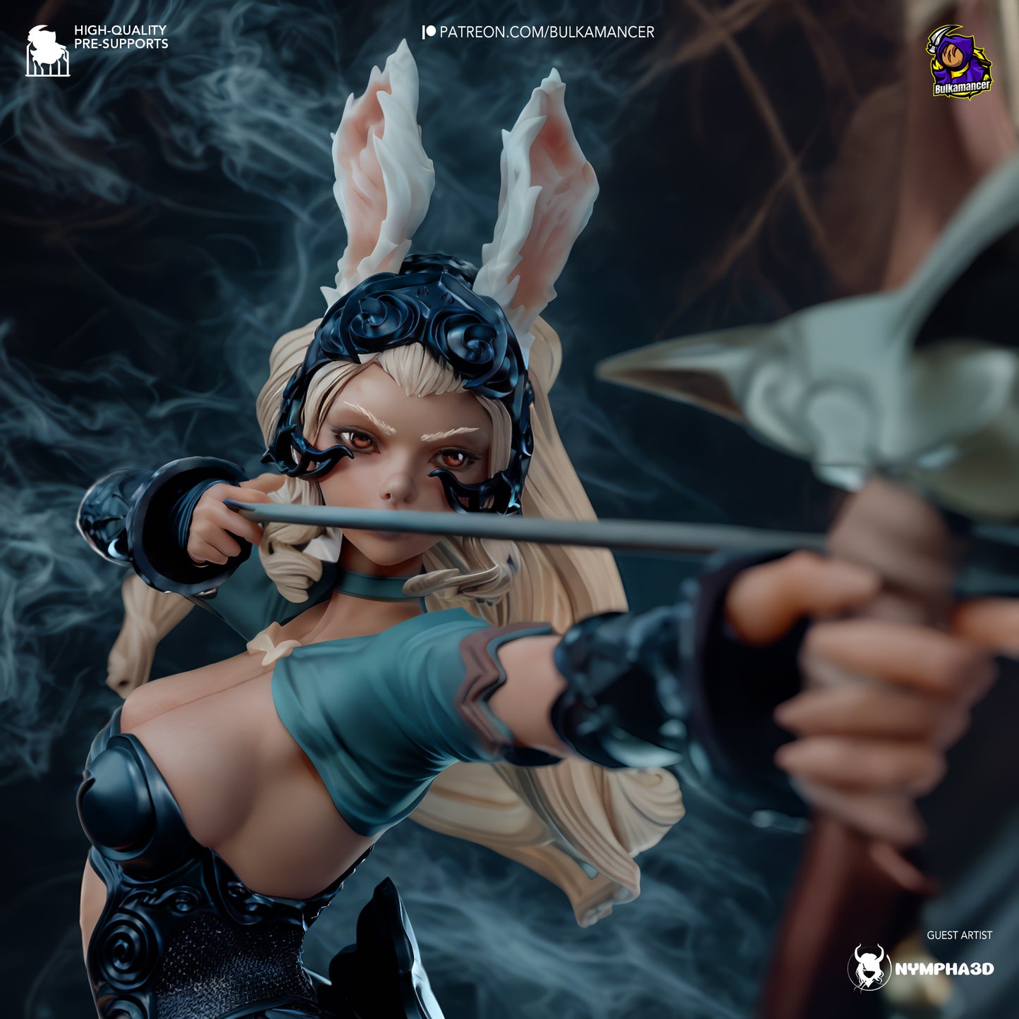 Fran Resin Fan Art Pro Painted - MTO