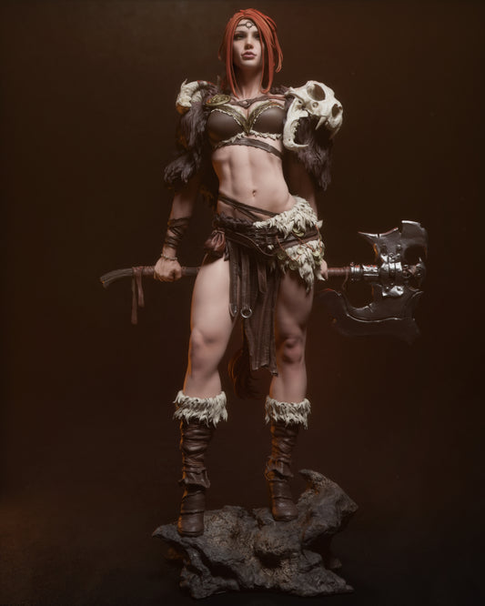 Barbarian Queen Resin Fan Art - MTO (Design by CA3D Studios)