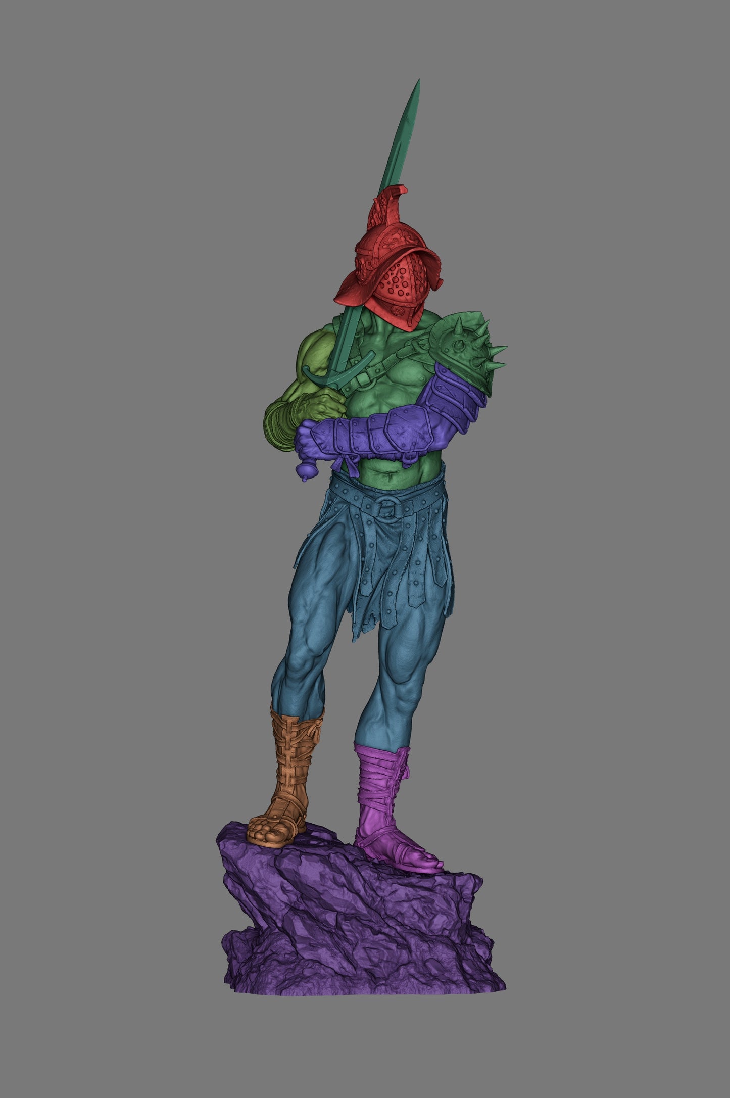 Gladiator Resin Art - MTO (Design by CA3D)