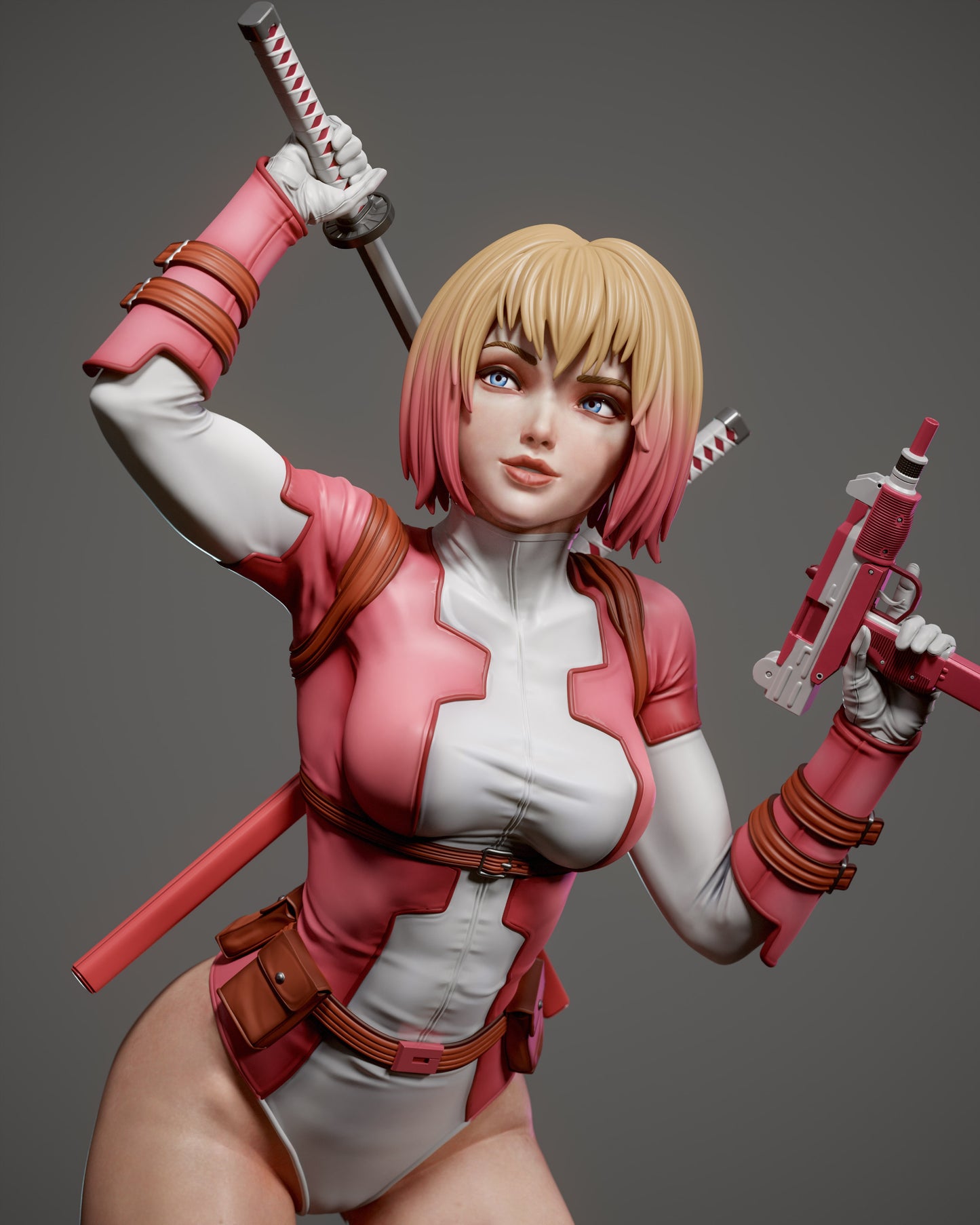 Gwenpool Resin Fan Art - MTO (A3D)