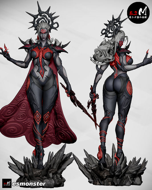 Hela Queen Resin Art (East Sea Monster Version)