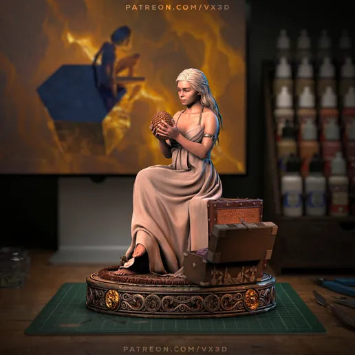 Daenerys Resin Art (Designed by VXLabs)