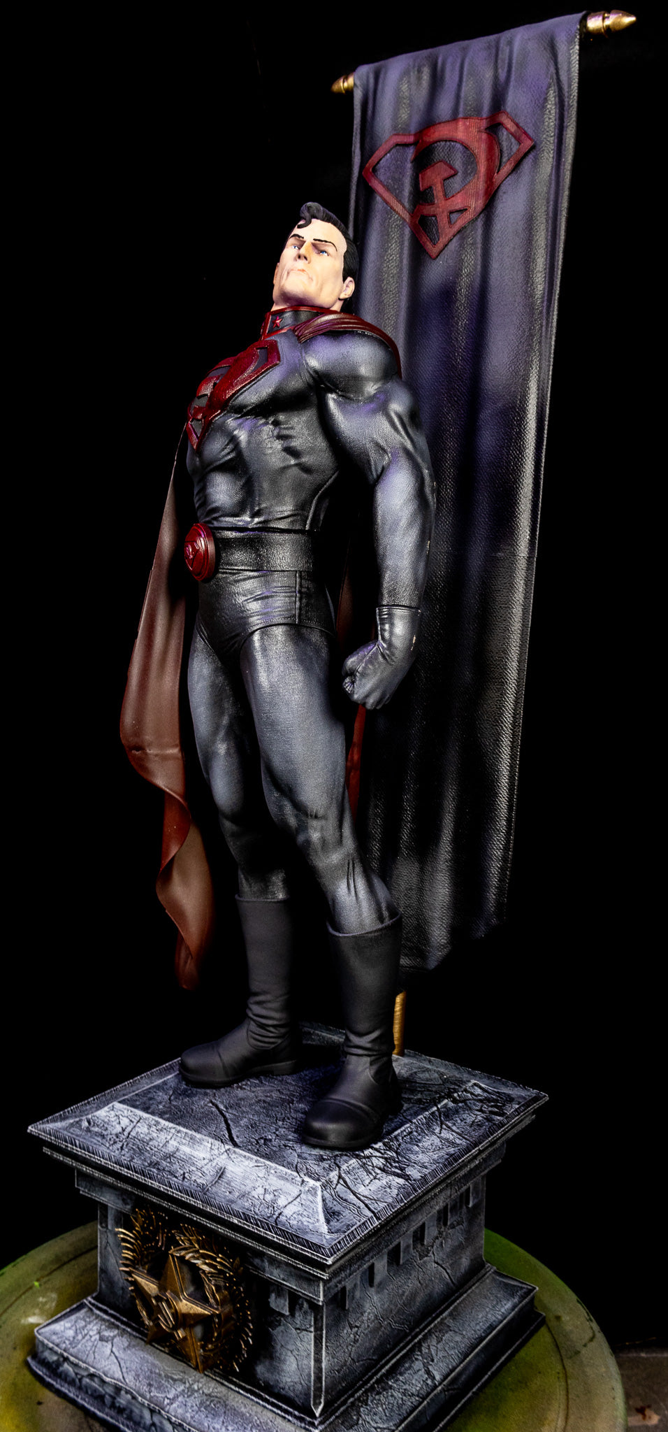 Superman Red Son Resin Fan Art Sculpture