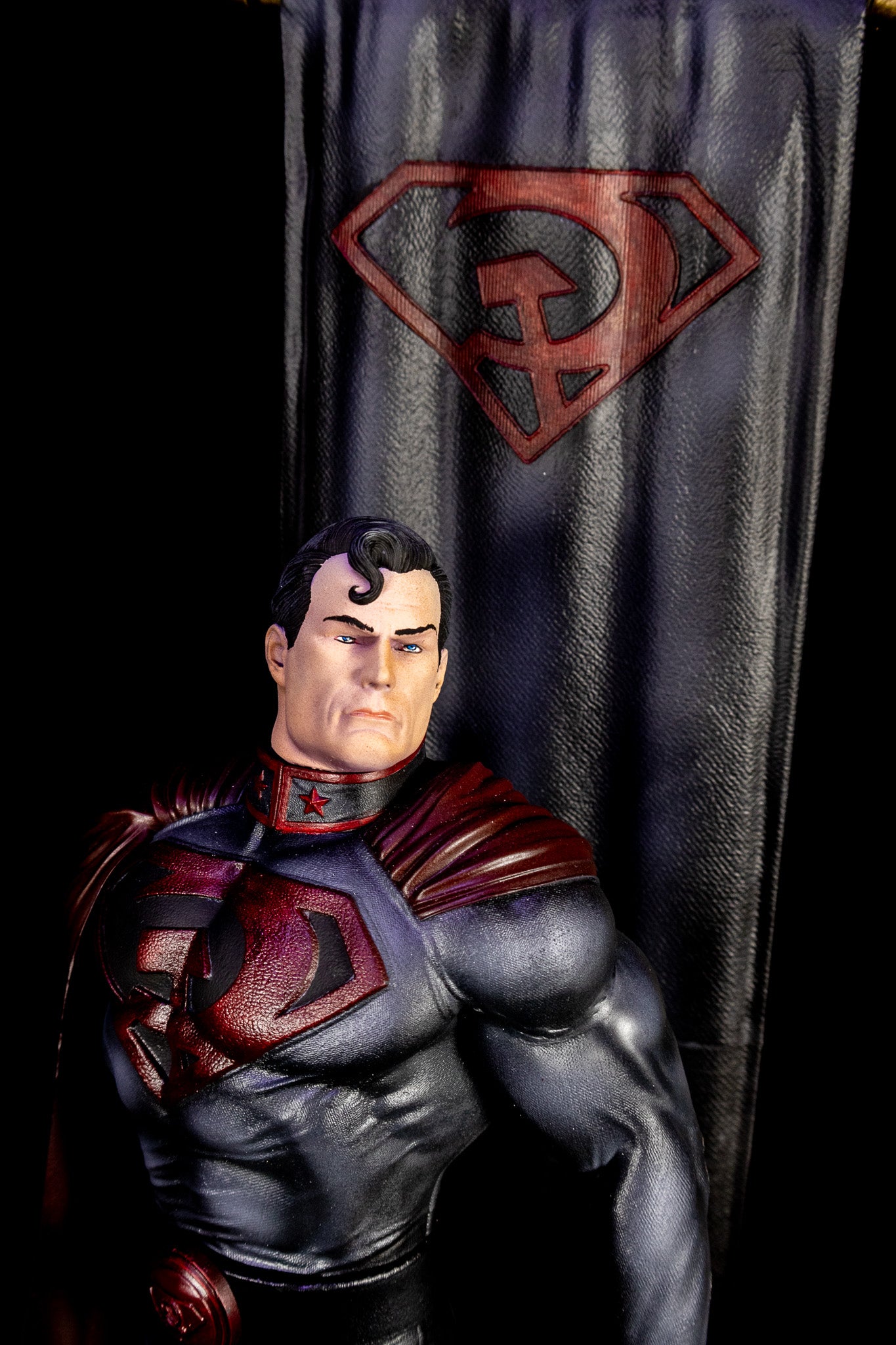 Superman Red Son Resin Fan Art Sculpture