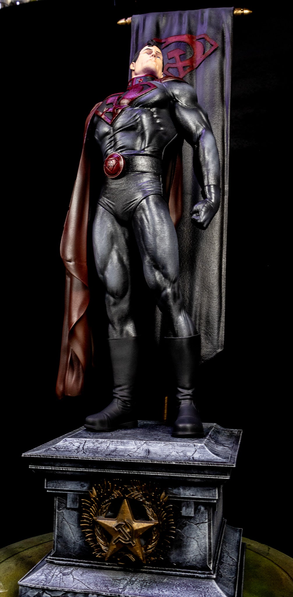 Superman Red Son Resin Fan Art Sculpture