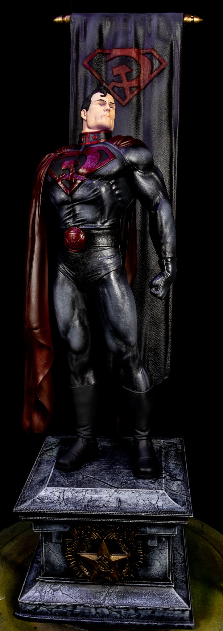Superman Red Son Resin Fan Art Sculpture