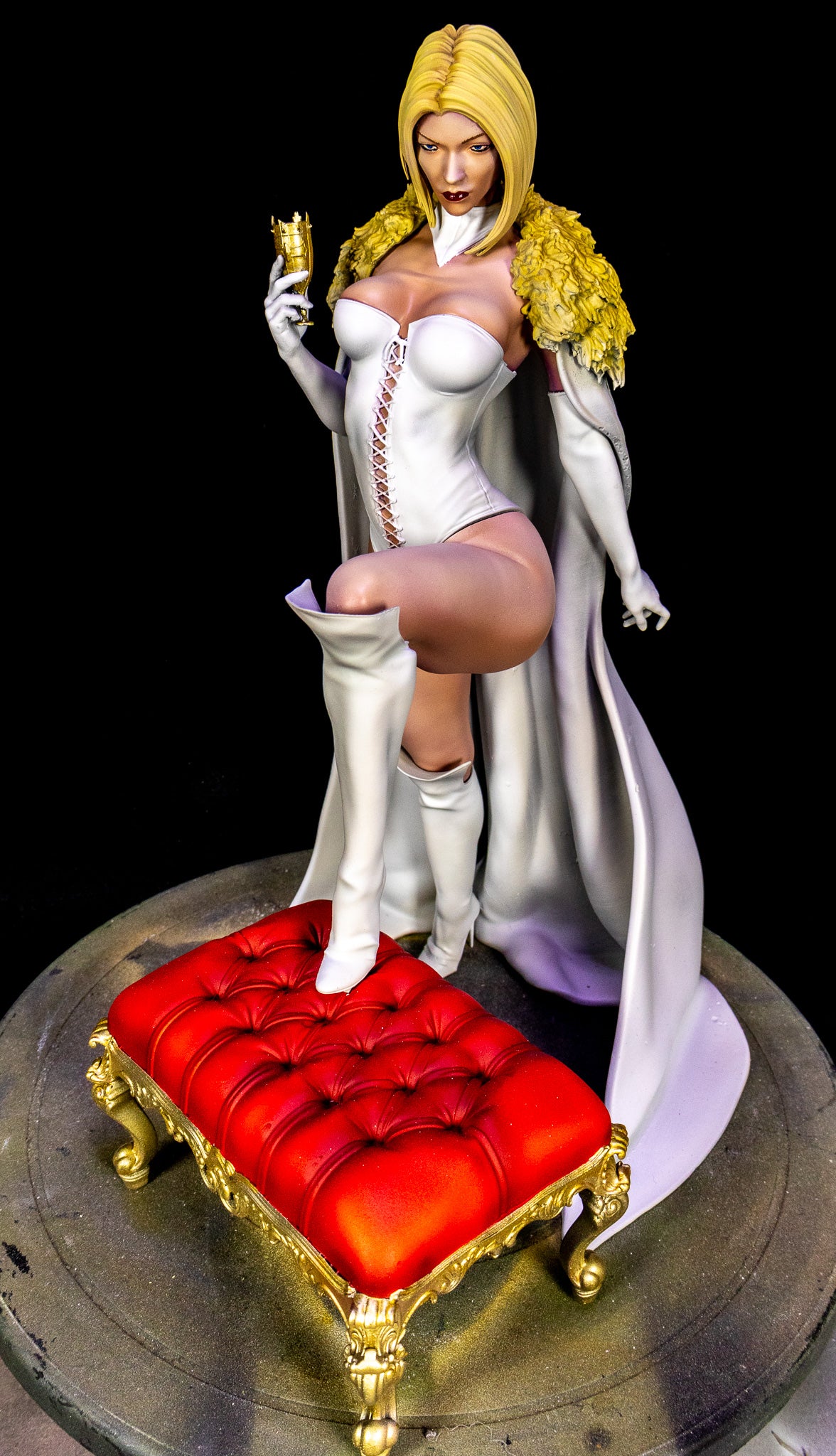 Emma Frost Collectible Resin Fan Art Pro Painted - MTO
