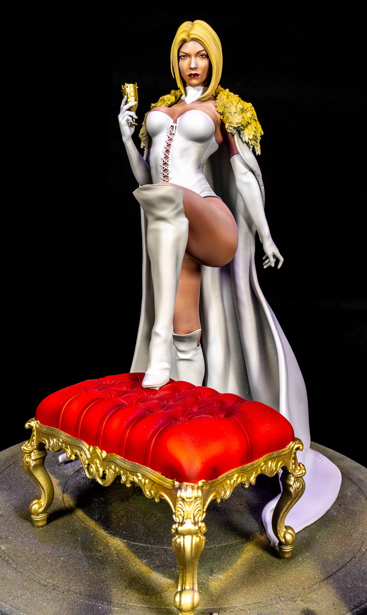 Emma Frost Collectible Resin Fan Art Pro Painted - MTO