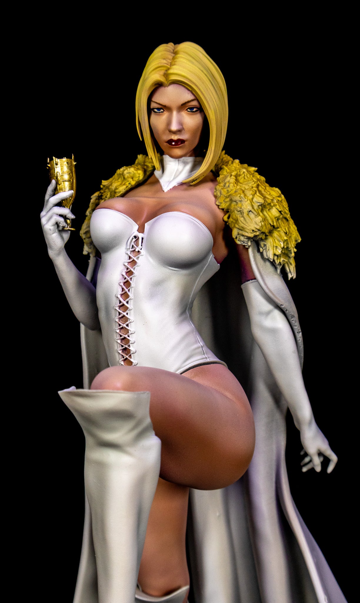 Emma Frost Collectible Resin Fan Art Pro Painted - MTO