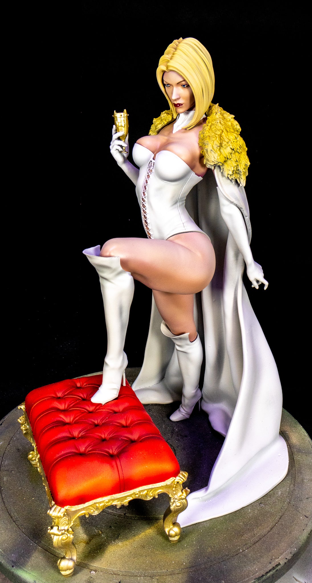 Emma Frost Collectible Resin Fan Art Pro Painted - MTO