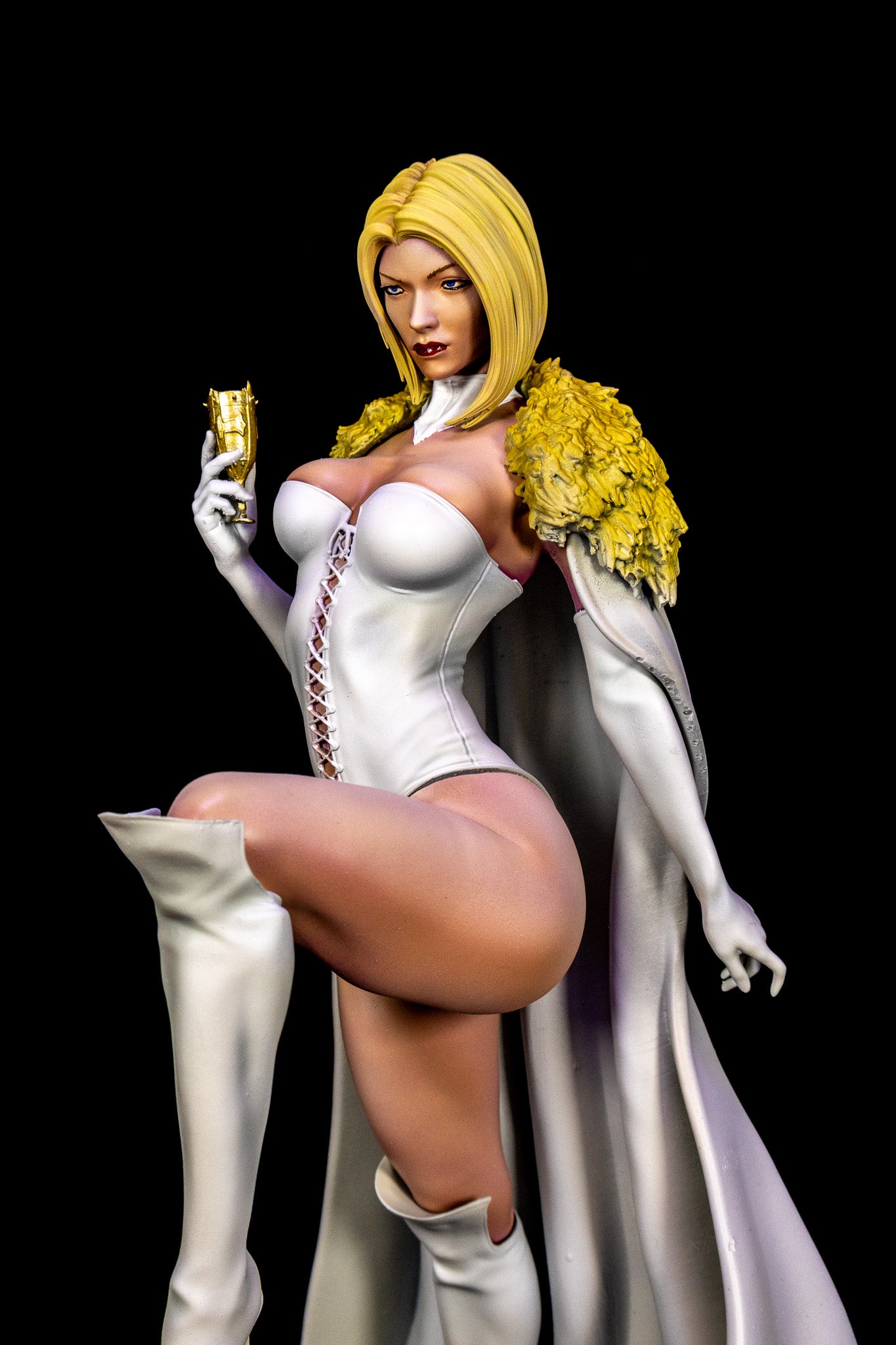 Emma Frost Collectible Resin Fan Art Pro Painted - MTO