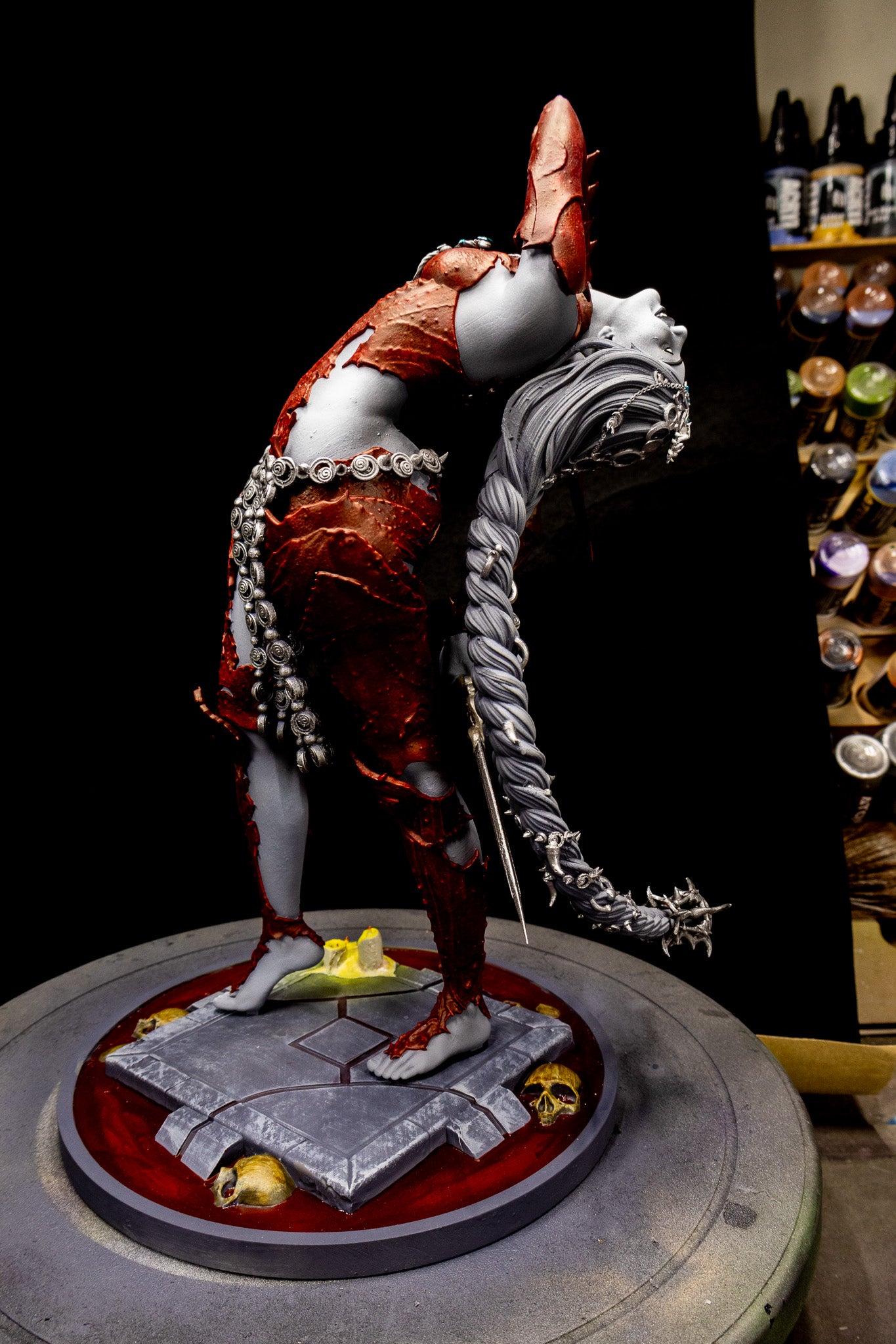 Orin the Red V3 Collectible Resin Fan Art Pro Painted - MTO