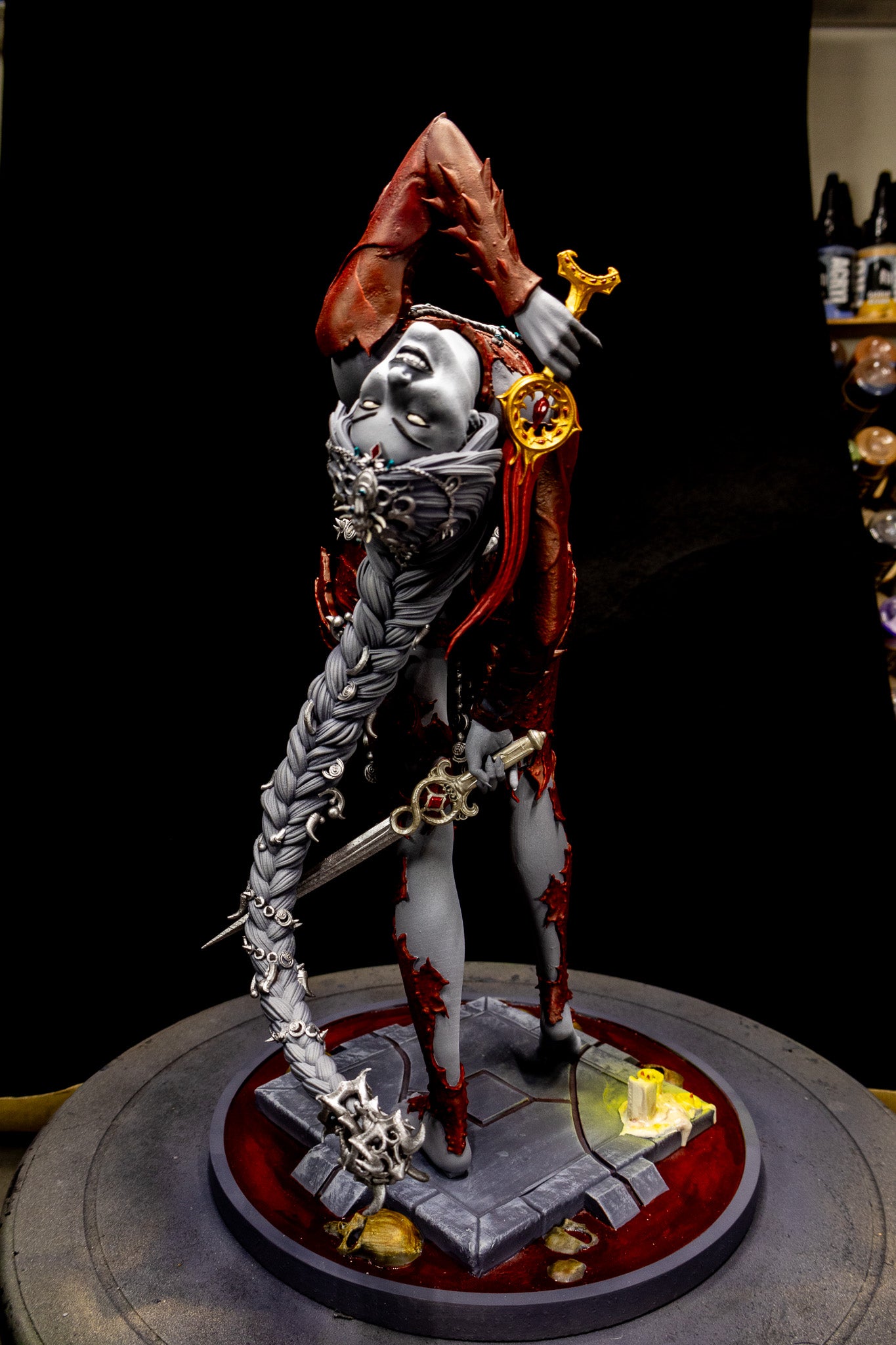 Orin the Red V3 Collectible Resin Fan Art Pro Painted - MTO