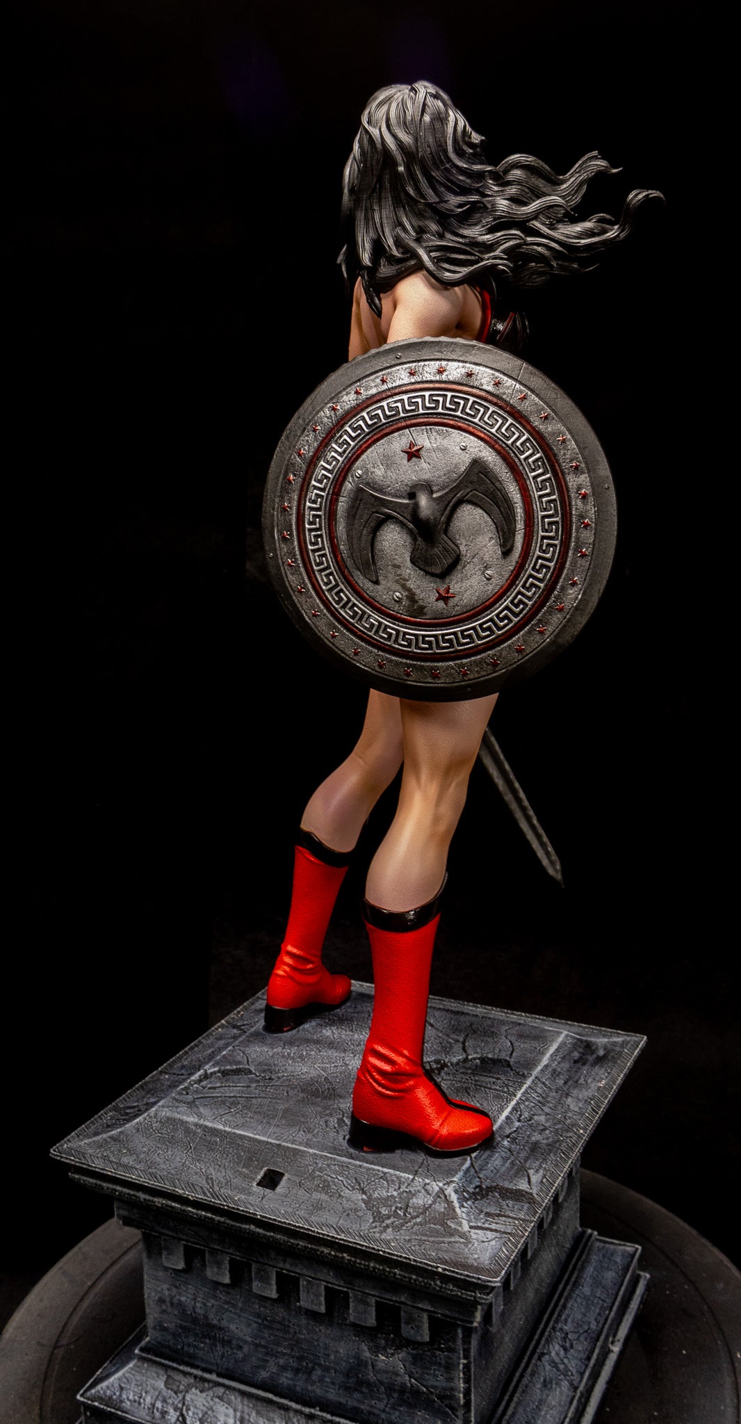 Wonder Woman Red Son Resin Sculpture Fan Art - MTO