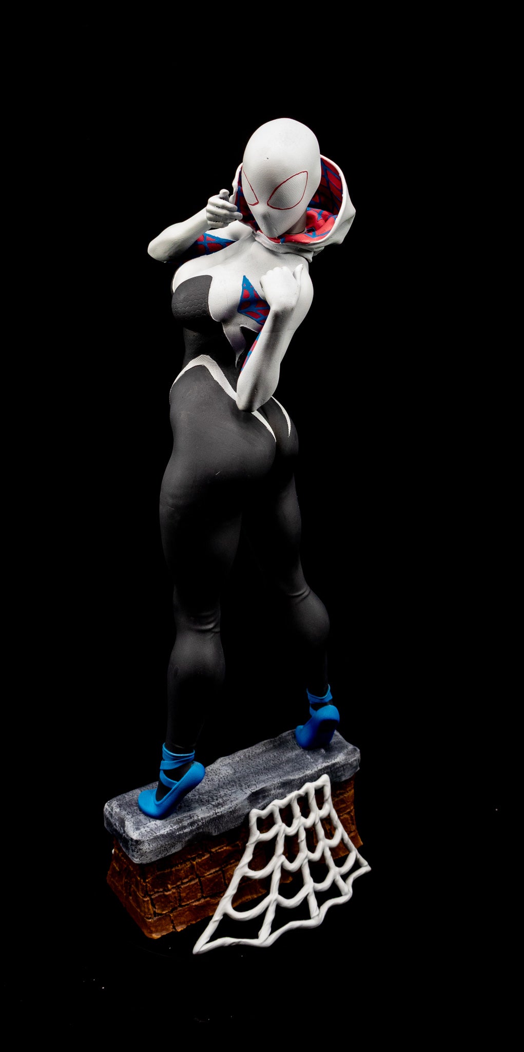 Spider-Gwen Resin Fan Art Pro Painted - MTO