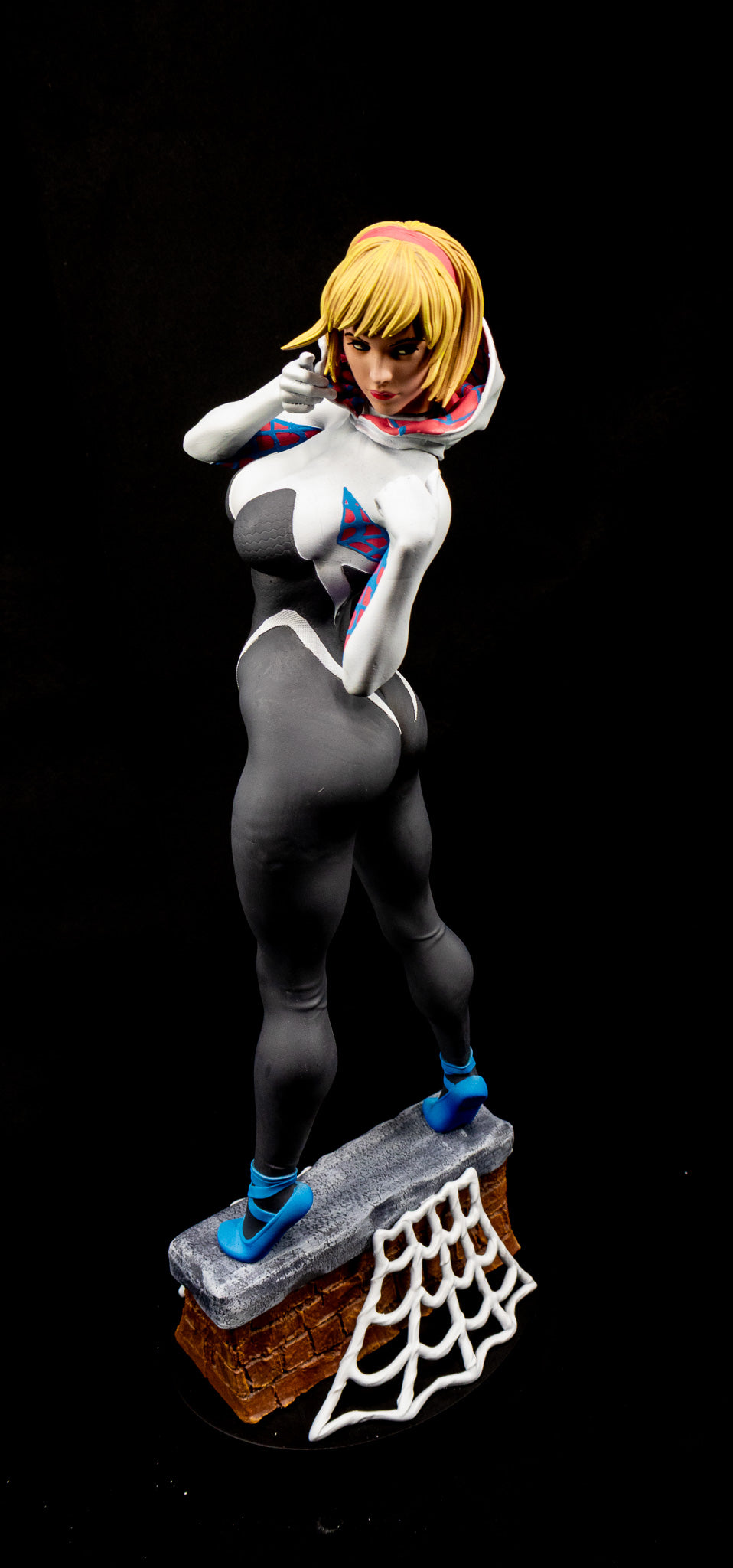 Spider-Gwen Resin Fan Art Pro Painted - MTO